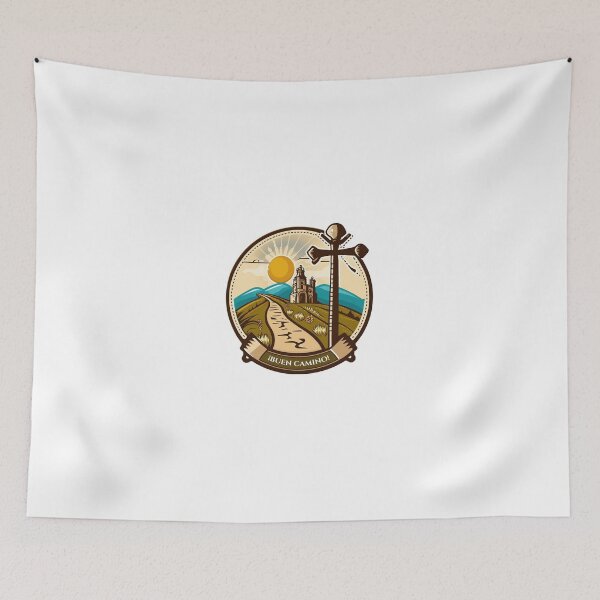 Item preview, El Camino de Santiago Pilgrim designed and sold by Kameeno.