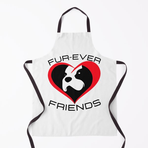 Item preview, Fur-Ever Friends Furever Forever Friens With Dog Cat Furry Fluffy pet heart designed and sold by facePale.