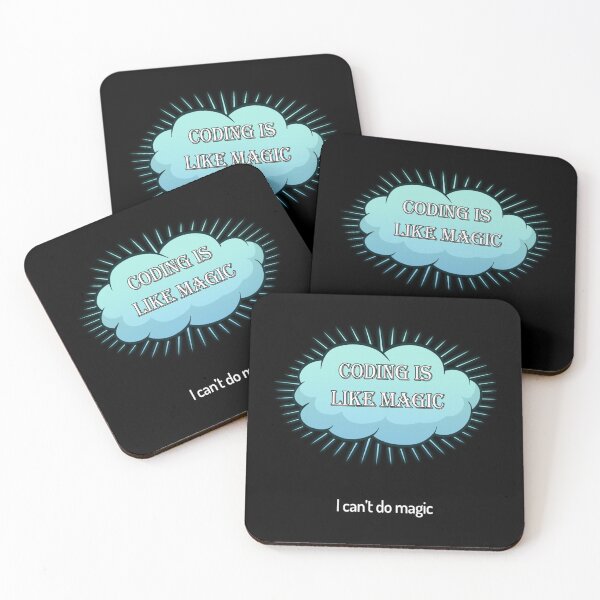 Item preview, Coding is like magic   designed and sold by chuvitcon.