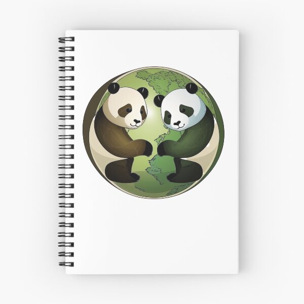 Item preview, Pandas in the Yin Yang designed and sold by Kameeno.