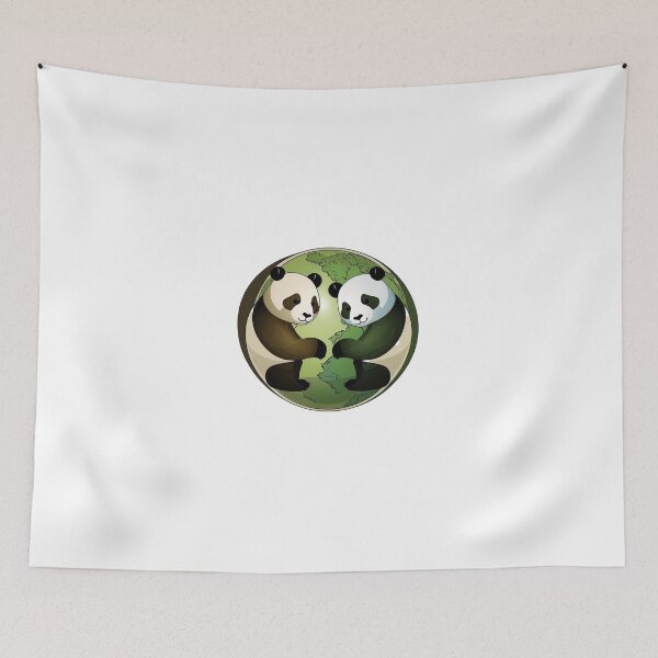 Item preview, Pandas in the Yin Yang designed and sold by Kameeno.