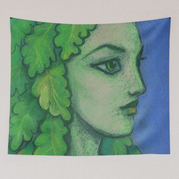 Item preview, Balanis, Dryad, Imaginary Portrait, Forest Fantasy  designed and sold by Julia Khoroshikh.