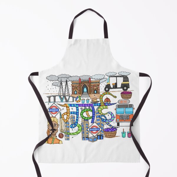 Item preview, Mumbai City Doodle designed and sold by nomadicblueart.