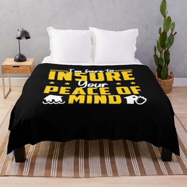 Item preview, Insurance Agent Insure Your Peace Of Mind Life Insurance designed and sold by StrongShirts.