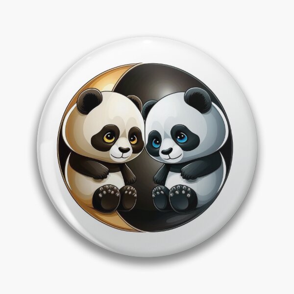 Item preview, Cute Pandas in the Yin Yang designed and sold by Kameeno.