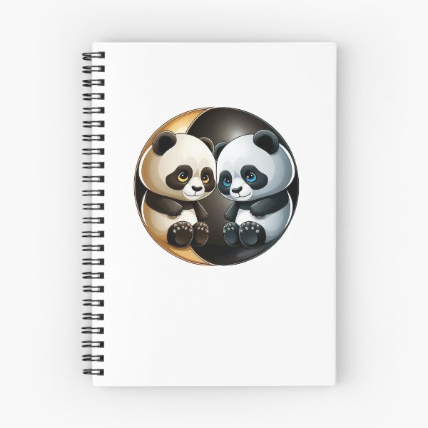 Item preview, Cute Pandas in the Yin Yang designed and sold by Kameeno.