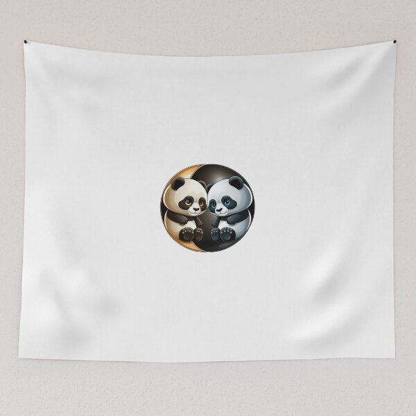 Item preview, Cute Pandas in the Yin Yang designed and sold by Kameeno.