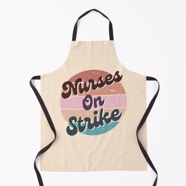 Item preview, Nurses On Strike | Retro Vintage Nurse | Healthcare Workers | We March For Nurses designed and sold by DesignsRN.