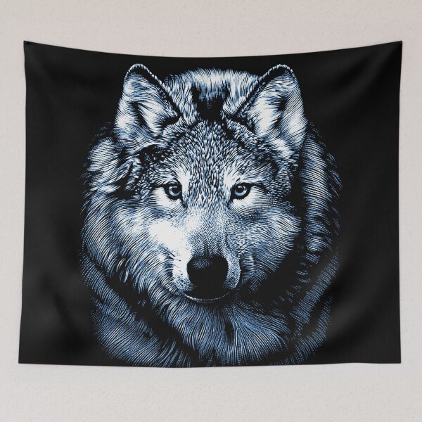Item preview, Wolf Face designed and sold by HEARTBEATS.