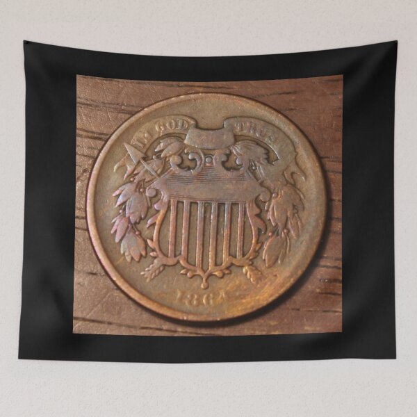 Item preview, Beautifully toned 1864 Two Cents designed and sold by coinsxcrochet.