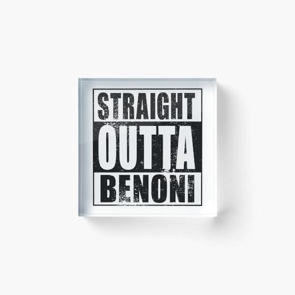 Item preview, Straight Outta Benoni (black) designed and sold by SolidEarthArt.