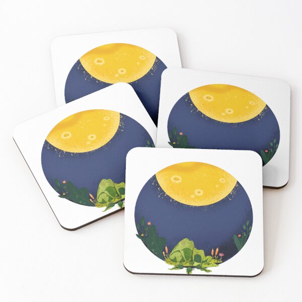 Item preview, Moongazing frogs designed and sold by CreativeStrand.