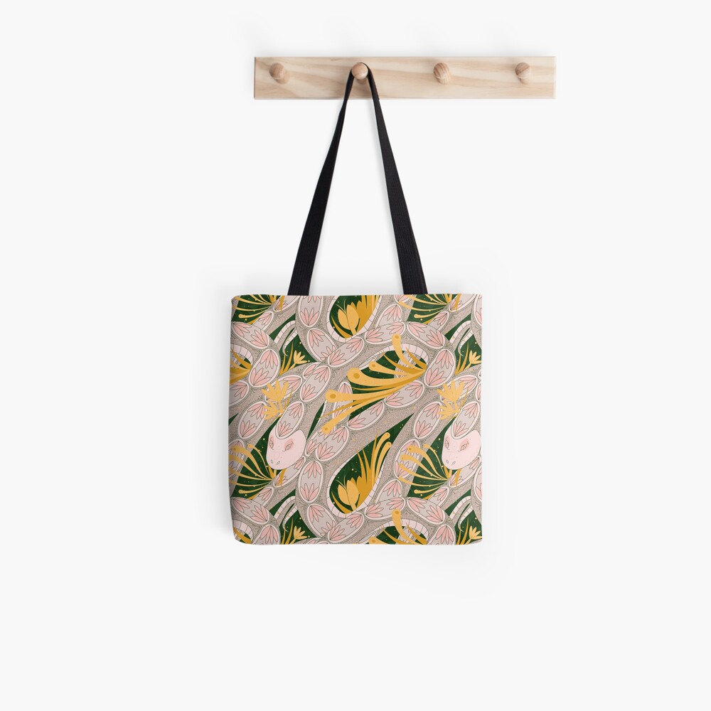 Repeating Snake Tote Bag