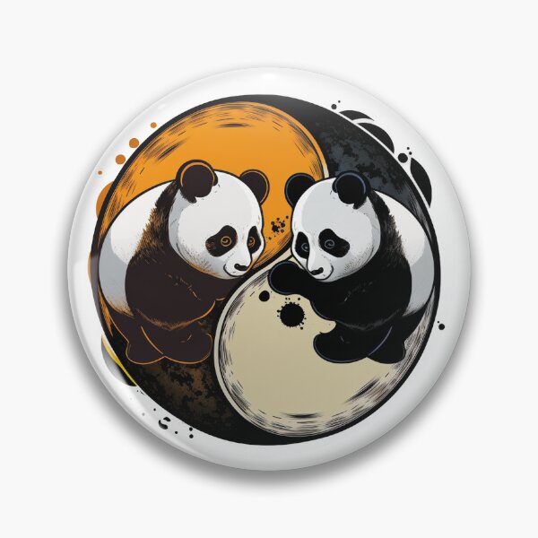 Item preview, Big Pandas in the Yin Yang designed and sold by Kameeno.