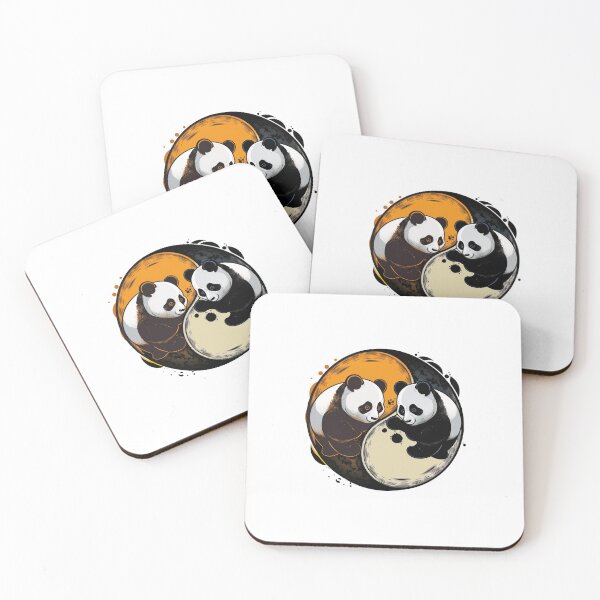 Item preview, Big Pandas in the Yin Yang designed and sold by Kameeno.