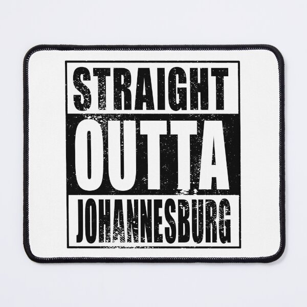 Item preview, Straight Outta Johannesburg (black) designed and sold by SolidEarthArt.