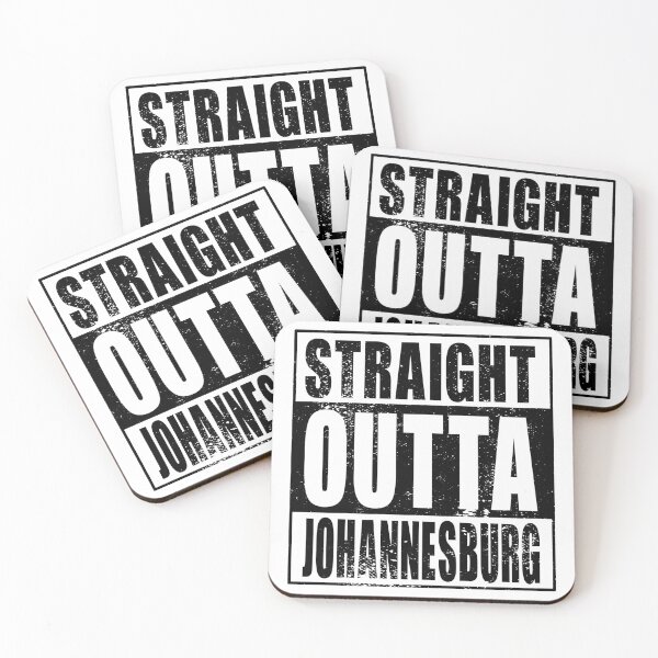 Item preview, Straight Outta Johannesburg (black) designed and sold by SolidEarthArt.