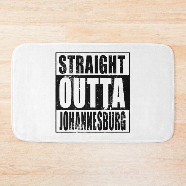 Item preview, Straight Outta Johannesburg (black) designed and sold by SolidEarthArt.
