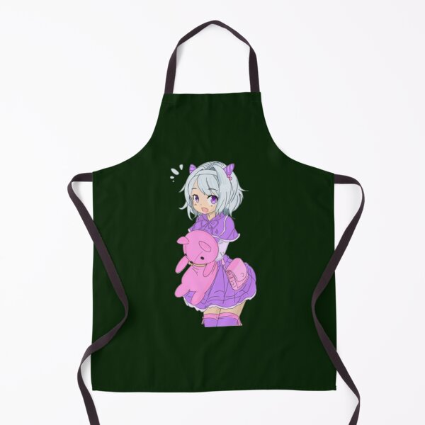 Artikelvorschau, Das niedliche Anime Girl hält die Puppe Premium entworfen und verkauft von AlulaDaria.