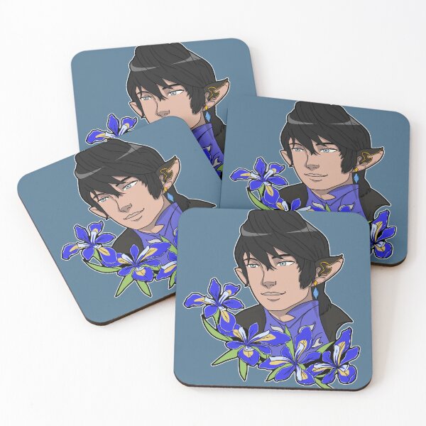 Item preview, Blue Irises for Wisdom and Courage designed and sold by blaackbiird.