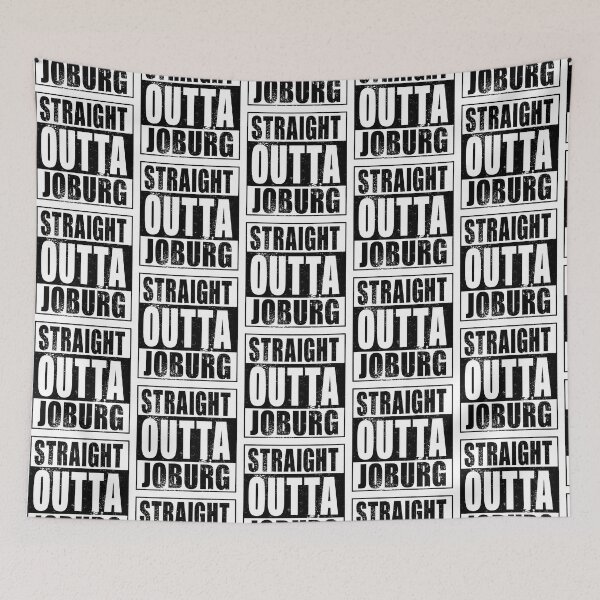 Item preview, Straight Outta Joburg (black) designed and sold by SolidEarthArt.