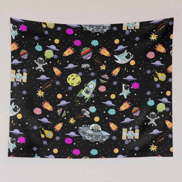Item preview, Crowded Space Colorful And Fun Cartoon Design designed and sold by TrulyEpoque.