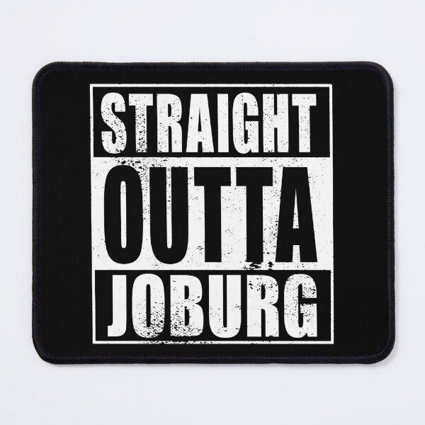 Item preview, Straight Outta Joburg (white) designed and sold by SolidEarthArt.