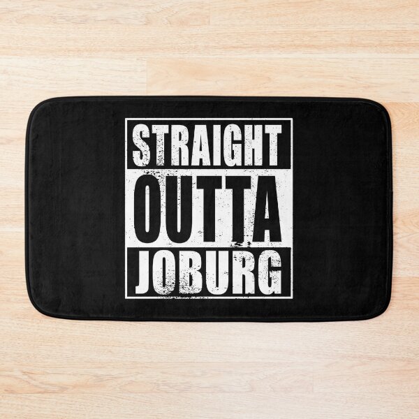 Item preview, Straight Outta Joburg (white) designed and sold by SolidEarthArt.