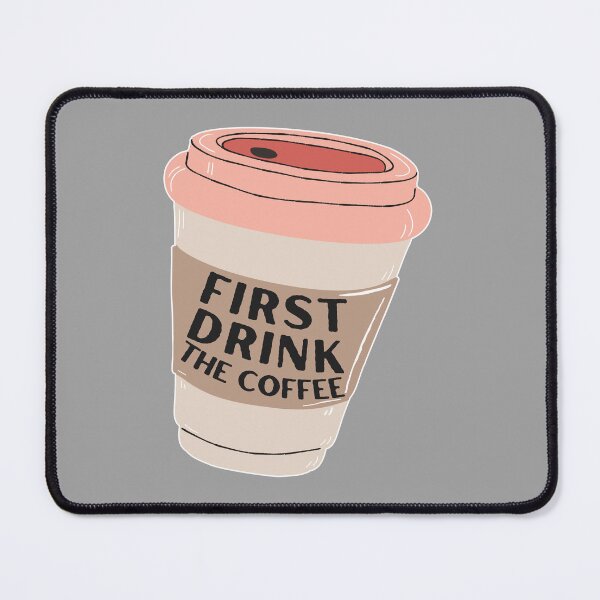 Item preview, Coffee First - Kawaii Coffee designed and sold by KGoPrintables.