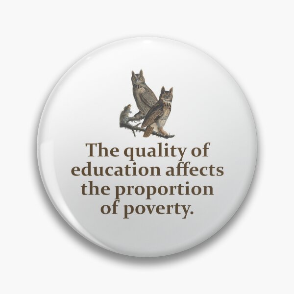 Item preview, The Quality Of Education Affects - Education Quote   designed and sold by CrankyOldDude.