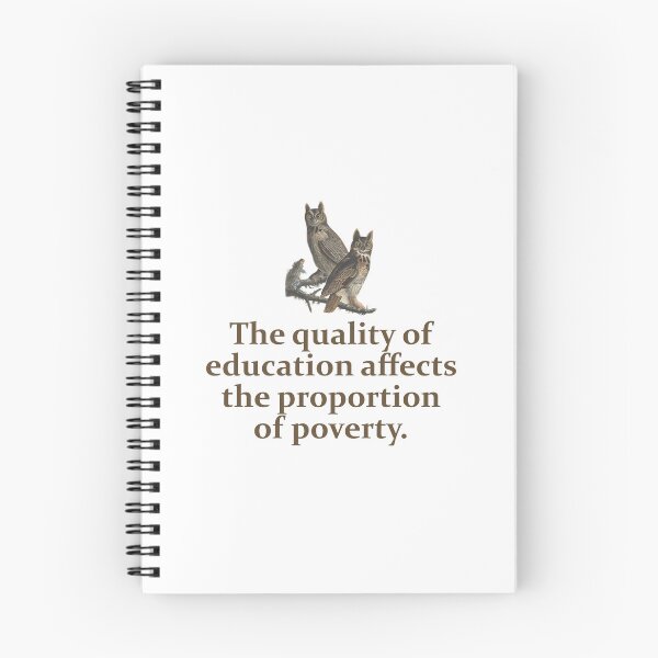 Item preview, The Quality Of Education Affects - Education Quote   designed and sold by CrankyOldDude.