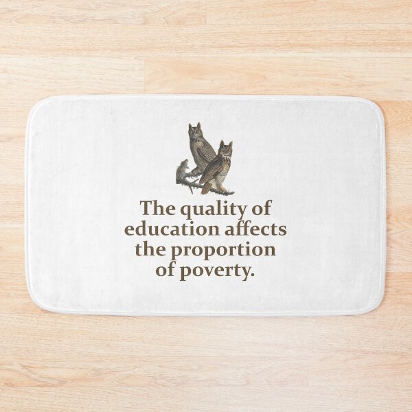Item preview, The Quality Of Education Affects - Education Quote   designed and sold by CrankyOldDude.