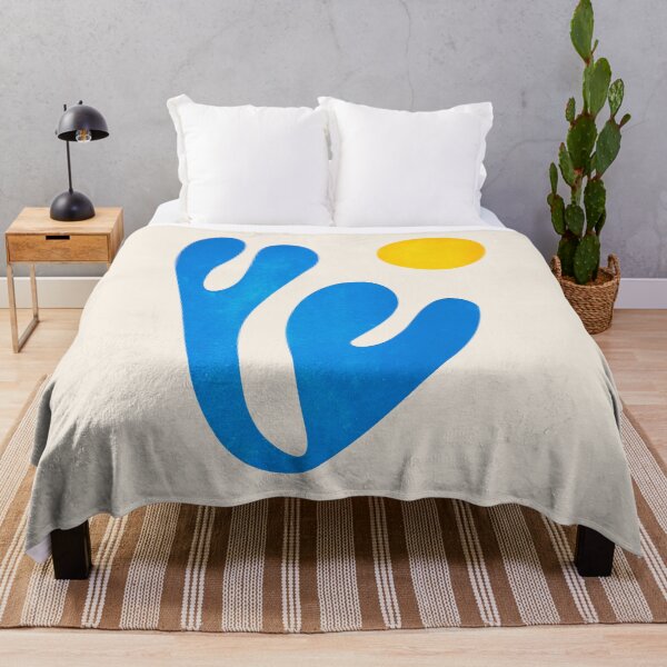 Item preview, Blue Leaf & Sun: Matisse Paper Cutouts I  designed and sold by karanwashere.