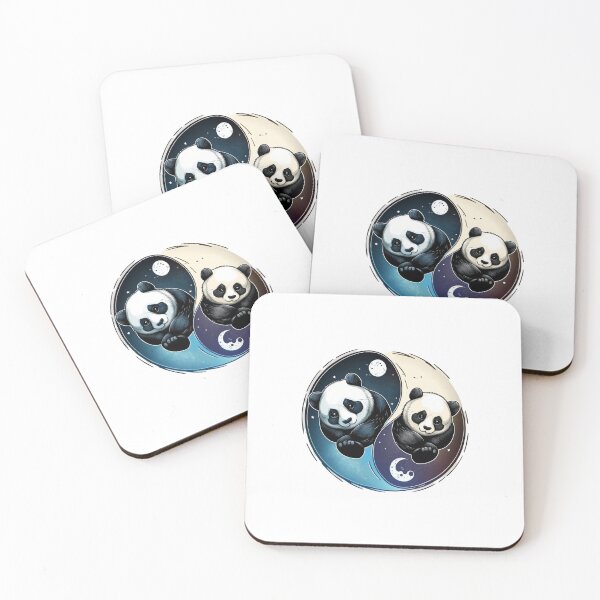 Item preview, Sleepy Pandas in the Yin Yang designed and sold by Kameeno.