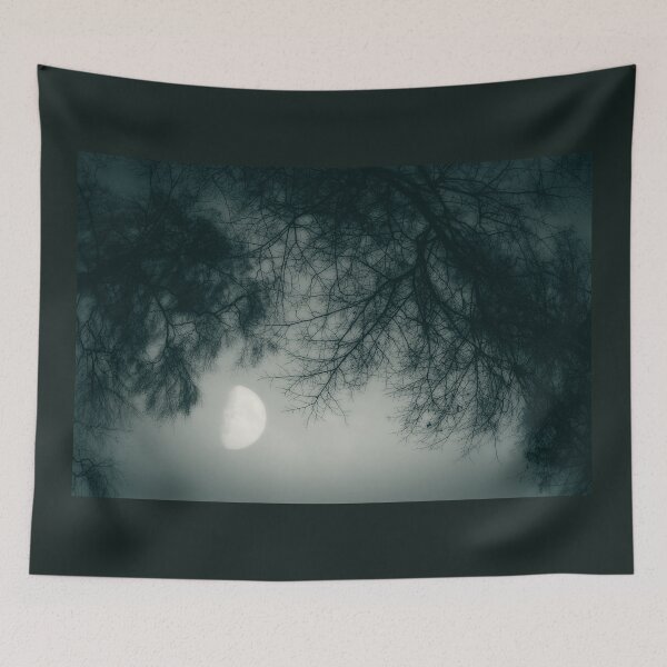 Item preview, Misty February Moon in Black and White designed and sold by Taina Sohlman.
