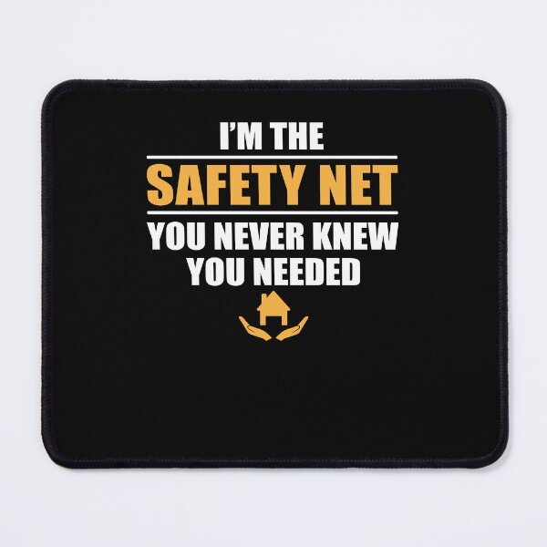 Item preview, Insurance Agent Safety Net Funny Life Insurance designed and sold by StrongShirts.