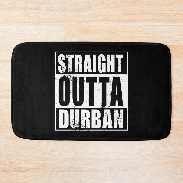 Item preview, Straight Outta Durban (white) designed and sold by SolidEarthArt.