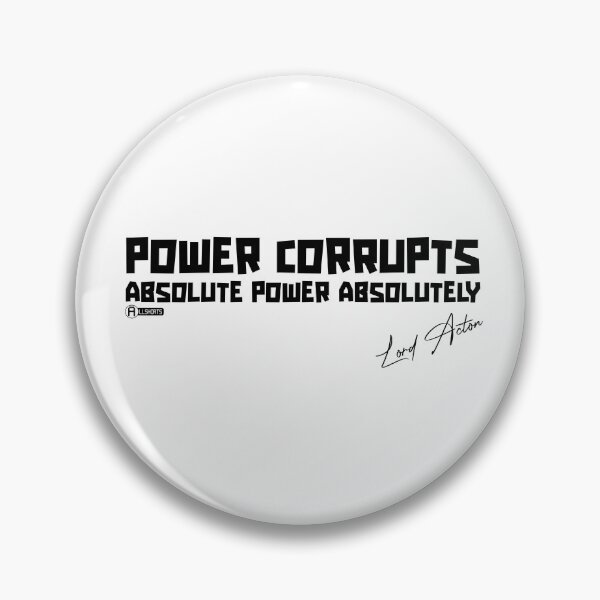 Item preview, Power Corrupts Absolute Power Absolutely Hand-drawn By Marcus  designed and sold by Allshorts.
