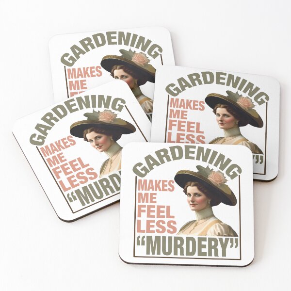 Item preview, Gardening makes me feel less "murdery" designed and sold by TaraGbear.