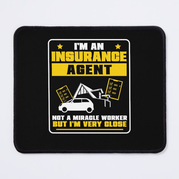 Item preview, Insurance Agent Not A Miracle Worker Funny Life Insurance designed and sold by StrongShirts.
