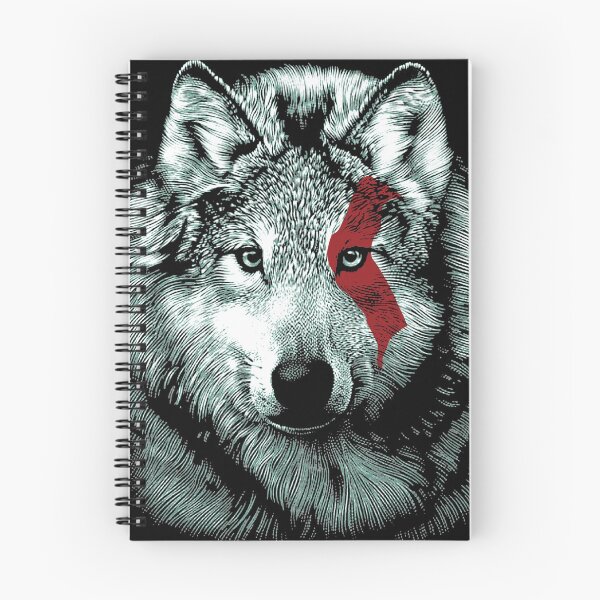 Item preview, Wolf face with GOW Blood designed and sold by HEARTBEATS.