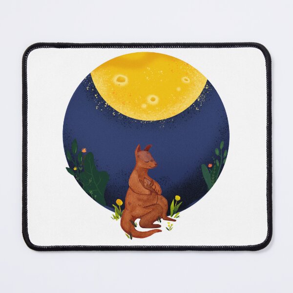 Item preview, Moongazing kangaroo designed and sold by CreativeStrand.