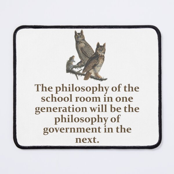 Item preview, The Philosophy Of The School Room - Education Quote  designed and sold by CrankyOldDude.