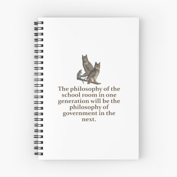 Item preview, The Philosophy Of The School Room - Education Quote  designed and sold by CrankyOldDude.