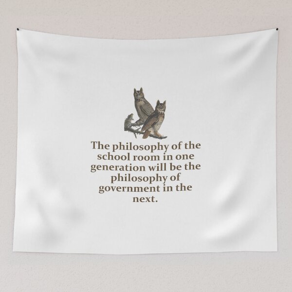 Item preview, The Philosophy Of The School Room - Education Quote  designed and sold by CrankyOldDude.