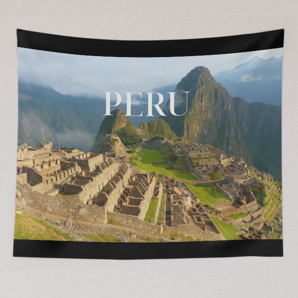 Item preview, Machu Picchu in Peru Aerial View designed and sold by w-world-life-co.