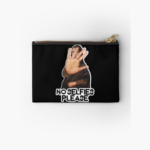 Item preview, No Selfies Please - Funny Mona Lisa design designed and sold by LordAudes.
