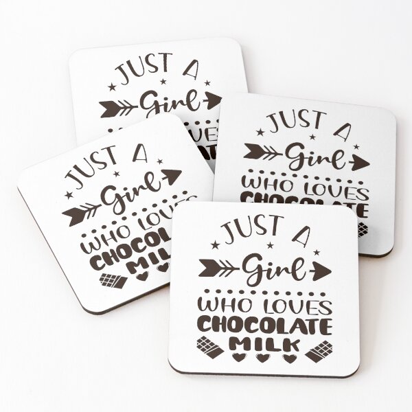 Item preview, Just A Girl Who Loves Chocolate Milk designed and sold by AmethystMurad.