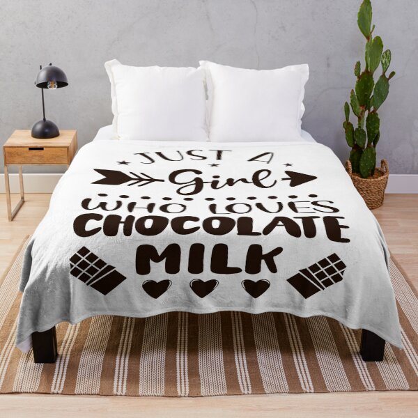 Item preview, Just A Girl Who Loves Chocolate Milk designed and sold by AmethystMurad.