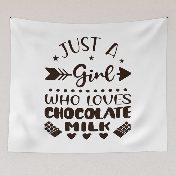 Item preview, Just A Girl Who Loves Chocolate Milk designed and sold by AmethystMurad.